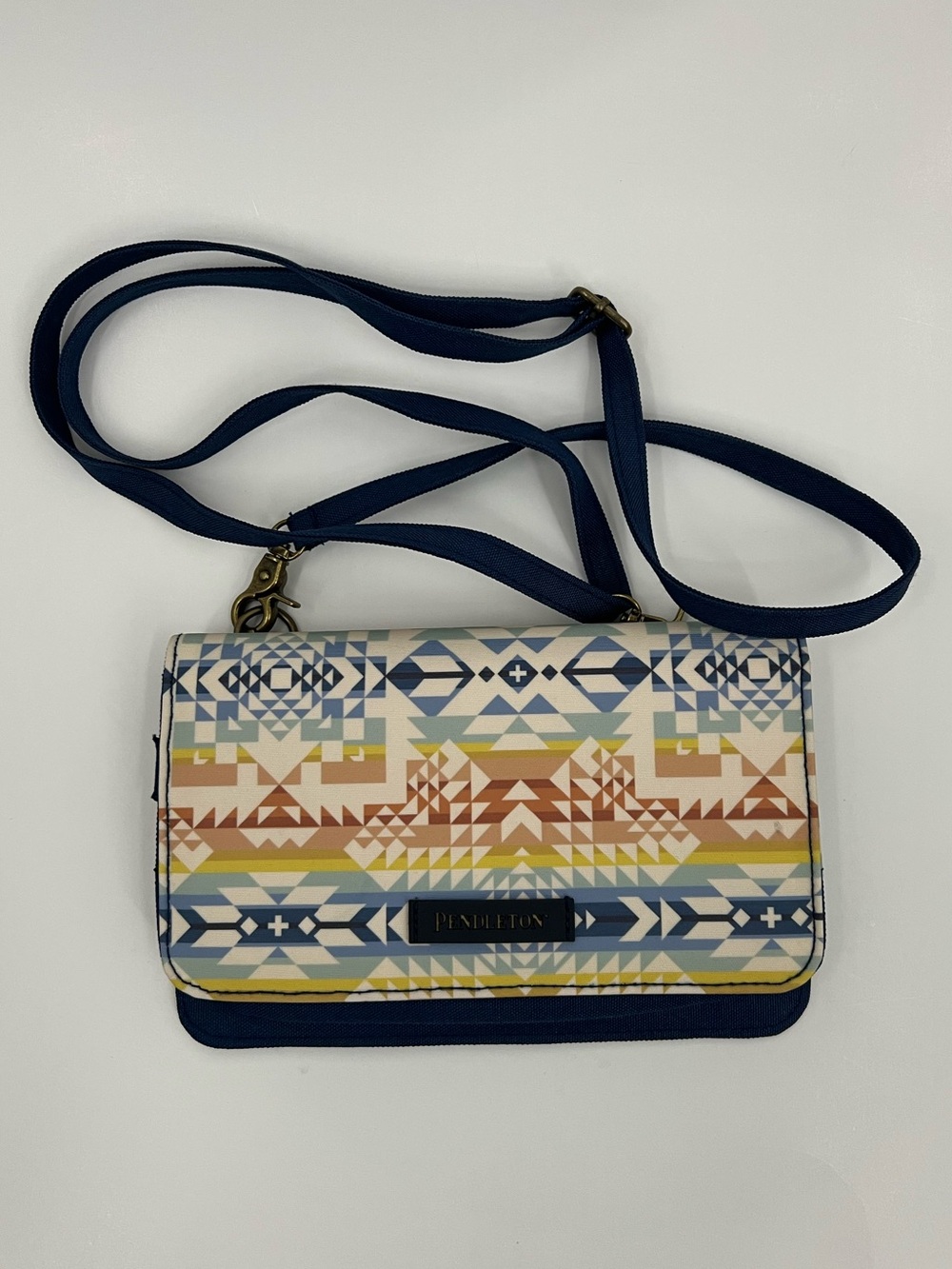 Pendleton Opal Springs Canopy Aztec Canvas Crossbody Wallet